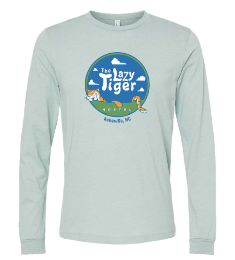 Long Sleeve Tee in Light Blue