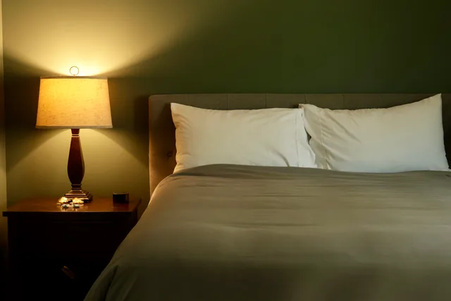 Pisgah private room with queen bed at The Lazy Tiger