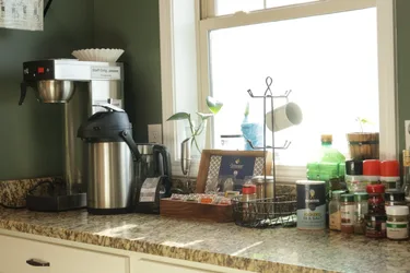 Coffee and tea setup for breakfast at The Lazy Tiger